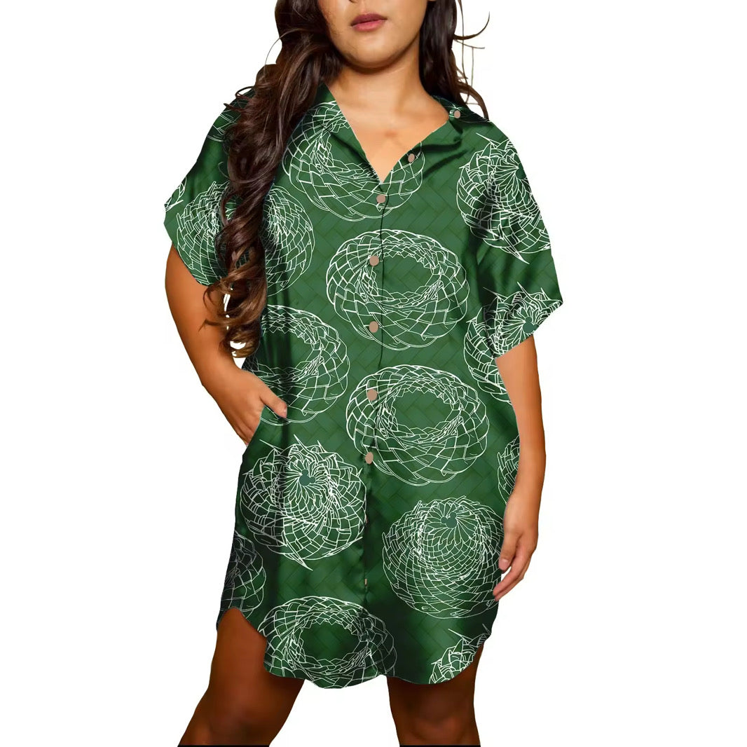 Pāpale Aloha Shirt Dress