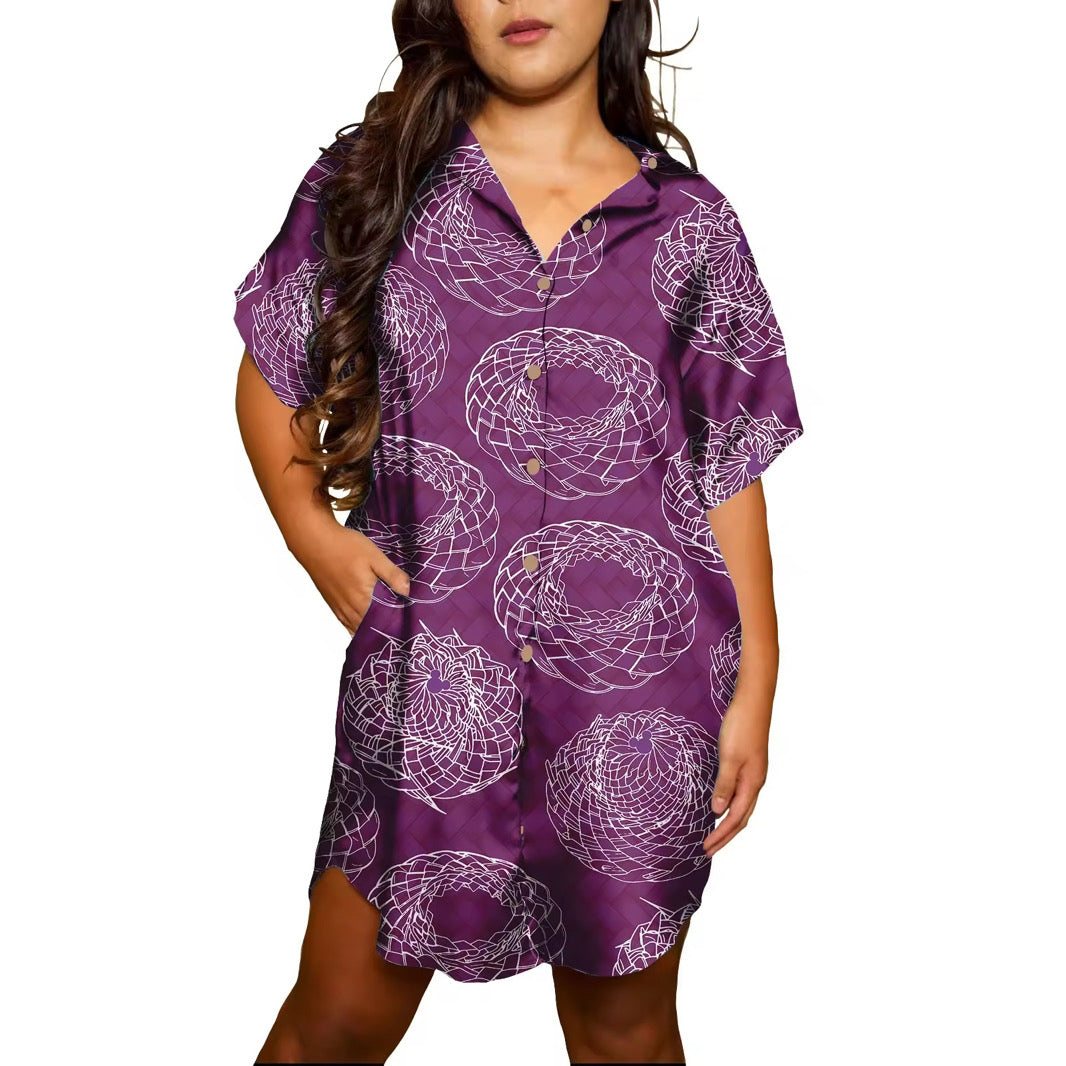 Pāpale Aloha Shirt Dress