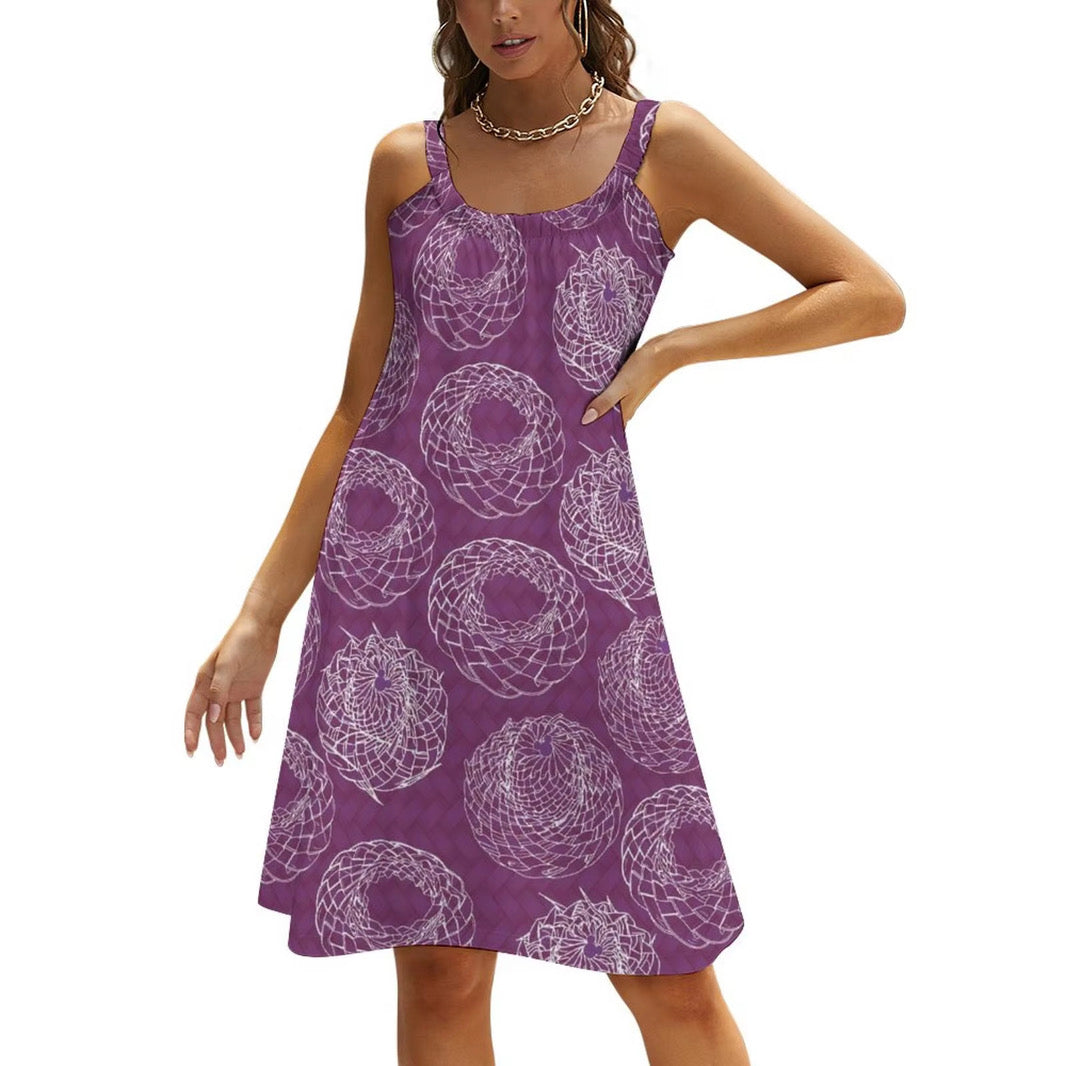 Pāpale Sleeveless Halter Dress