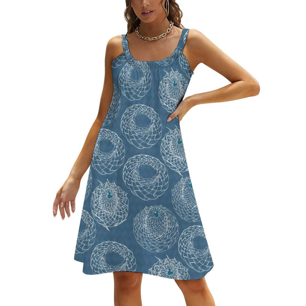 Pāpale Sleeveless Halter Dress