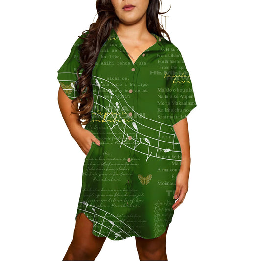 {NEW} Aloha Shirt Dress