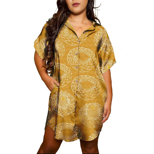 Pāpale Aloha Shirt Dress