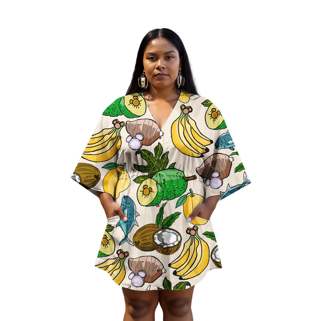 {NEW} Casual Beach Drawstring Dress