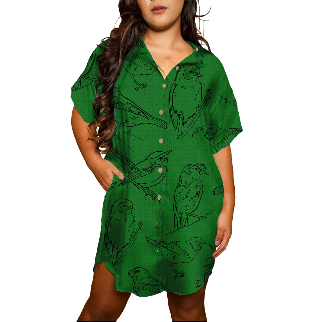 {NEW} Aloha Shirt Dress