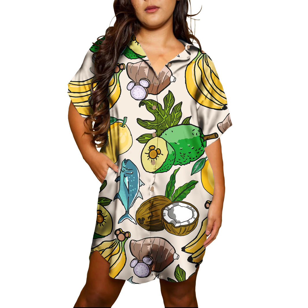 {NEW} Aloha Shirt Dress