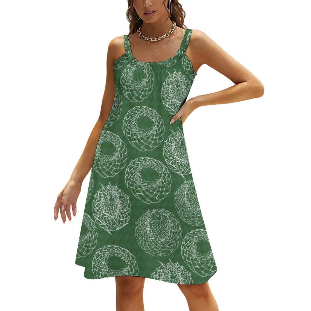 Pāpale Sleeveless Halter Dress