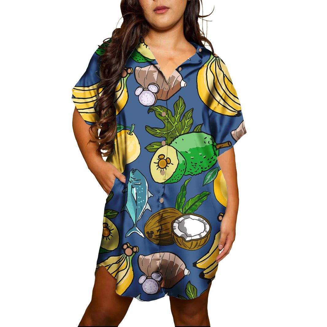 {NEW} Aloha Shirt Dress