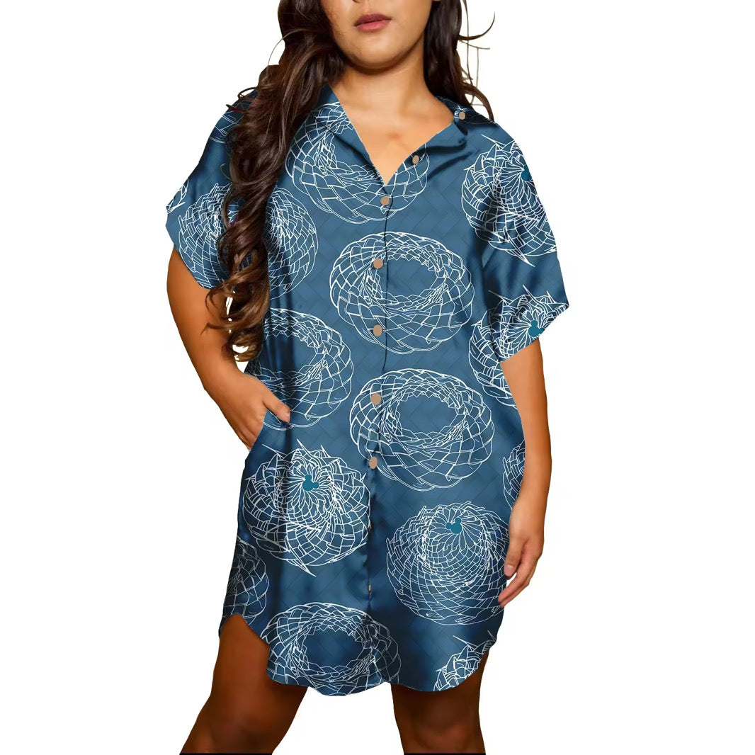 Pāpale Aloha Shirt Dress