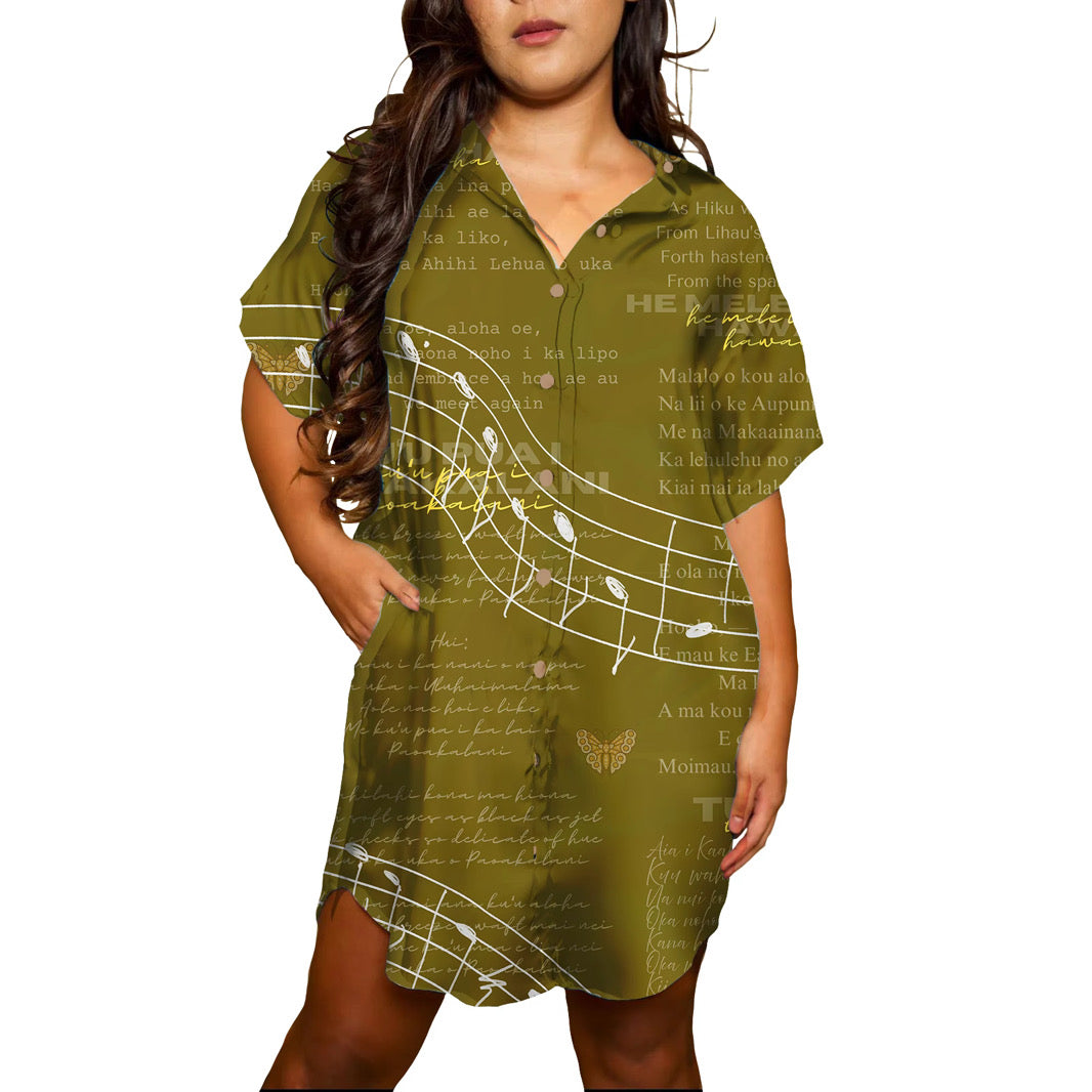 {NEW} Aloha Shirt Dress